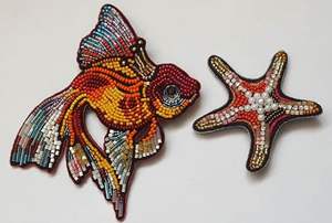 Broche de Bisutería con Cuentas, Colorido, Hecho a Mano, a Precio Económico - Product Image 5