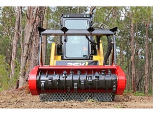 Heavy Duty Fecon Bull Hog Forestry Mulcher Hydraulic Attachment <b>Pump</b> Gear for Skid Steer Excavator Brush Clearing Diesel Powered - Product Image 2