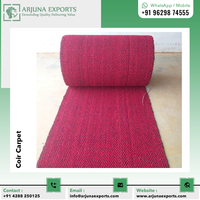 Rouleaux de tapis en fibre de coco naturelle prix en vrac direct d'usine Style moderne pour une utilisation intérieure et extérieure pour les couloirs résidentiels Voies de jardin