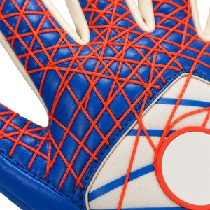Gants de gardien de but de football personnalisables Jaune Bleu PU Antidérapant Respirant Sangle de poignet réglable Unisexe - Product Image 2