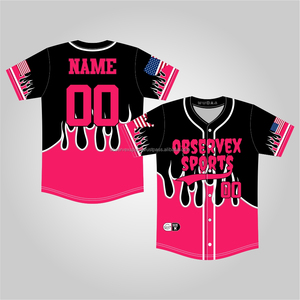 Maillots de baseball et de softball, sublimation, maillot de baseball personnalisé, personnalisation d'uniformes de baseball et de softball - Product Image 1