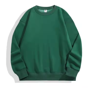 Sudadera de Cuello Redondo para Hombre, Color Sólido, Corte Regular, Tejido de Algodón, Estilo Casual para Otoño - Product Image 5