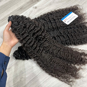 Extensiones de Cabello Rizado Birmano al por Mayor, Color Negro Natural, en Stock, 12-26 Pulgadas, 100% Cabello Humano, Proveedor Líder - Product Image 5