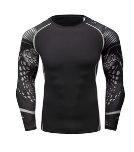 Chemise de bain à manches longues légère pour homme, séchage rapide, protection solaire, haut de protection contre les éruptions cutanées, chemise de protection contre les éruptions cutanées à manches longues pour homme, UPF 50 - Product Image 2