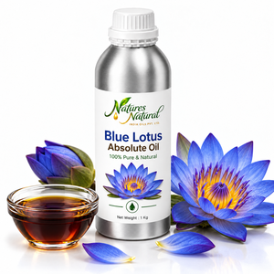 Huile Essentielle de Lotus Bleu d'Inde 100% Pure Distillée à la Vapeur Certifiée Casher et Halal pour Aromathérapie Florale Naturelle - Product Image 2