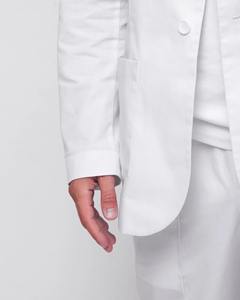 Bata de Laboratorio Blanca Profesional para Hombre, Uniforme Médico Resistente para Doctores y Científicos, Corte Clásico, Manga Larga, Hospital - Product Image 3