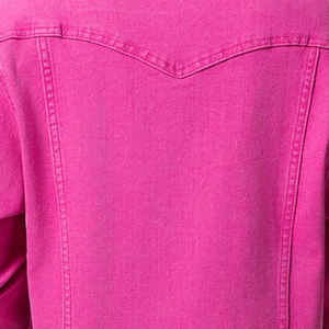 High Quality Women's Eco-Friendly <b>Lightweight</b> <b>Denim</b> <b>Jacket</b> New Style Casual Trendy Winter Comfortable 100% Cotton OEM - Product Image 2