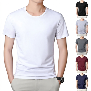 Camiseta Básica Unisex Ligera, Transpirable, Suave, de Manga Corta para Verano, con Logotipo Bordado Personalizado OEM de Fábrica BD China - Product Image 1