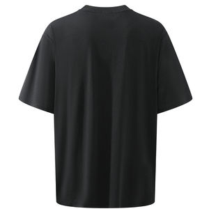 T-shirt uni en coton 100% de 230 GSM, poids lourd, avec logo personnalisé, t-shirt oversize d'été pour homme - Product Image 2