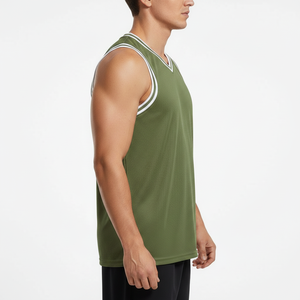 Camisetas de Baloncesto Personalizadas Estilo 2026, Unisex, Ligeras, sin Mangas, Estampadas, Camisetas de Baloncesto de Pakistán - Product Image 3