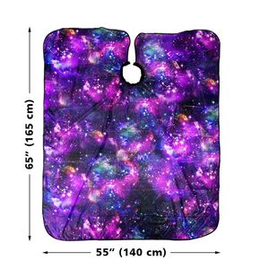 Cape de Salon Personnalisée Imprimée avec Fermeture Élastique à Crochet Métallique Réglable 52x58 Pouces, Résistante à l'Eau, Écologique et Confortable pour Barbiers - Product Image 2