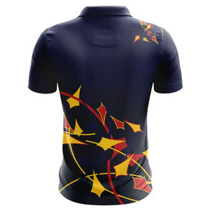 Camisetas Polo Sublimadas para Hombre de Alta Calidad, Precio al por Mayor, Logotipo Personalizado, Camisetas Polo con Impresión por Sublimación - Product Image 1