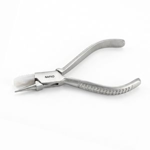 Pince à bec plat et rond en nylon de haute qualité pour opticien, 150 mm, avec poignée fantaisie, outils et équipement de fabrication de bijoux, outil d'entretien de lunettes - Product Image 1