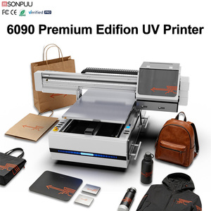 Imprimante UV à plat 6090 la plus vendue, tête d'impression I3200, jet d'encre UV LED, impression automatique haute vitesse sur œufs, acrylique, bois, verre, métal - Product Image 1