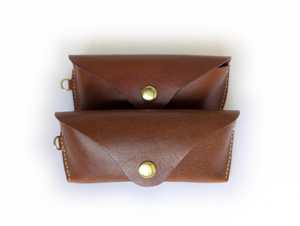 Portable Leather Glasses Case Genuine Cowhide Pouch Luxury Soft Handmade <b>Slim</b> Reading Spectacles Cover Bag LGC-0075 - Product Image 1