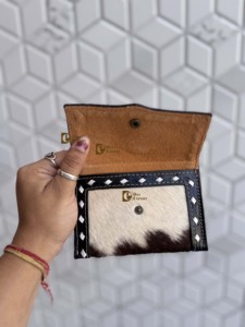 Western Style Cowhide <b>Leather</b> Wristlet Coin Purse for Women New Hand <b>Tooled</b> Carving Multi-Use Mini Wallet with Gift Features - Product Image 5