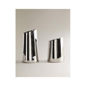 Magnifique vase à fleurs en aluminium poli miroir pour la décoration de la maison, des hôtels et des restaurants - Product Image 2