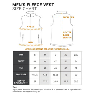 Custom Drain Sports DS-MV-0307 Mens Casual Body <b>Warmer</b> Vest Lightweight Fleece Breathable 360g Winter Outerwear OEM Export - Product Image 6