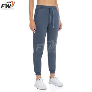 Pantalones deportivos casuales tipo cargo para mujer, de lona, de verano, planos, a rayas, con bloques de color, cintura media elástica, ecológicos, cortavientos, patchwork, personalizados - Product Image 3