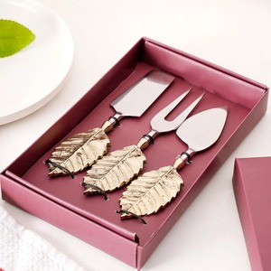 Modern Charcuterie <b>Cheese</b> <b>Knife</b> <b>Set</b> Premium Metal Cutlery for <b>Cheese</b> Presentation Boards - Product Image 1