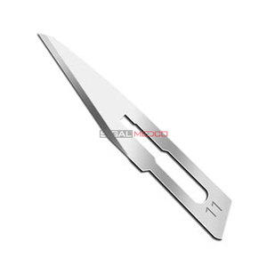 Manche de scalpel chirurgical manuel de qualité supérieure # 3 avec 10 lames # 11 instruments médicaux jetables stériles en acier inoxydable de qualité médicale, Allemagne - Product Image 5