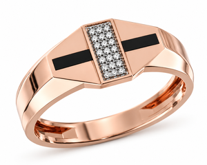 Bague Chevalière Namivaa Vmg444 pour Homme, Bijou Fin Poli Brillant, Géométrique et Contemporain, Idéale pour Mariage, Fête, Usage Quotidien ou Cadeau - Product Image 2