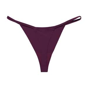 Seamless Thongs for Women No Show Thong Underwear Breathable G-<b>String</b> Thong Panties for Ladies Spandex / Polyester Blend Custom - Product Image 2