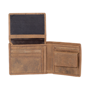 New Selling High Quality Oil Pullup Hunter Crazy Horse Leather <b>Wallet</b> <b>Men</b> Promotional Gifting <b>RFID</b> Export Handmade Indian Bifold - Product Image 3