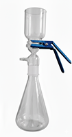 Unité d'aspiration/filtration sous membrane en verre borosilicaté MAYALAB, capacité 1000 ml, personnalisable OEM, transparente, pour la recherche en laboratoire