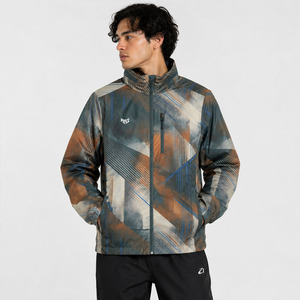 Chaquetas Cortavientos con Estampado Abstracto Sublimado Personalizado para Hombre, Fabricante de Chaquetas Ligeras con Cierre Completo para Exteriores y Ropa Urbana OEM - Product Image 6