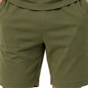 Conjunto de Camiseta Polo de Manga Corta y Pantalones Cortos para Hombre, Verano, Transpirable, Tejido de Algodón, Estilo Urbano, 240g, Alta Calidad, Uso Diario - Product Image 5