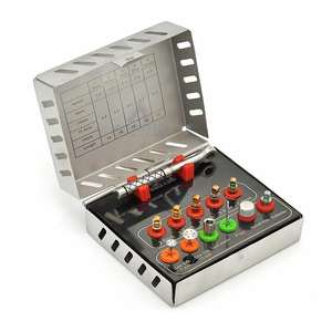 12-Piece Manual <b>Dental</b> Surgical Instruments Set Stainless Steel Saw Disks for Sinus Lift & Implant Surgery Bone Expander Kit - Product Image 1