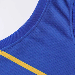 Ensemble de maillots et shorts de basket-ball pour hommes, impression par sublimation personnalisée du nom et du numéro de l'équipe, uniforme sans manches, vêtements de sport OEM pour adultes, anti-UV - Product Image 5