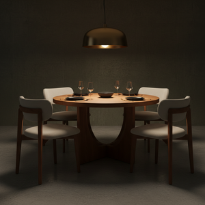 Table à manger moderne avec 4 chaises au design décoratif Garantie 1 an Ensemble de salle à manger moderne 4 places Ensemble de salle à manger compact pour 4 personnes - Product Image 6