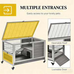 Corral para Animales Pequeños, Jaula para Mascotas, Casas y Muebles para Mascotas - Product Image 6