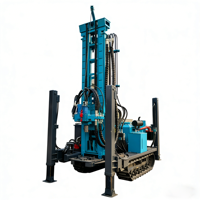 Foreuse hydraulique sur chenilles diesel 220V pour le forage de puits d'eau, le forage de roche, l'exploitation minière et les sondages