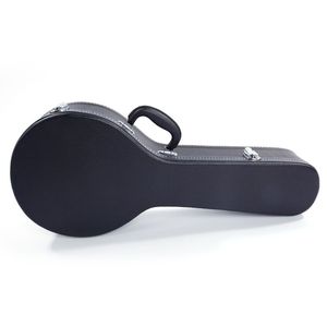 Custodia Rigida in Pelle con Motivo Microgroove per Mandolino - Nera - Product Image 4