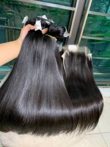 Perruques sans colle tendance en cheveux humains, lisses et soyeuses, couleur naturelle, perruque Lace Front 2x6 en cheveux humains, cheveux de donneur unique - Product Image 5