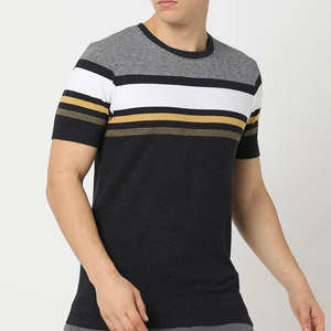 Camiseta de Manga Corta para Hombre, 100% Algodón, Tejido de Punto, Cuello Redondo, Estilo Casual de Verano, Ecológica y Transpirable - Product Image 1