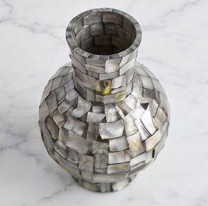 Jarrón de Metal con Patrón de Mosaico Vintage para Decoración de Interiores, Hogar, Hotel, Mesa de Boda, Adorno Artístico Clásico - Product Image 3