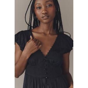 เดรสวินเทจสไตล์ลำลองสำหรับฤดูร้อน  ชุดเดรสยาวปานกลางสำหรับผู้หญิง  แฟชั่นฤดูร้อน  สง่างาม  โรแมนติก  เหมาะสำหรับวันพักผ่อน  ทรงเอไลน์พลิ้วไหว - Product Image 2