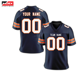 Camisetas de fútbol americano hechas a medida, conjunto de ropa deportiva de poliéster transpirable, diseño al por mayor, OEM personalizable - Product Image 4