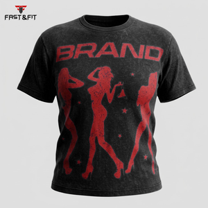 Camisetas Personalizables para Hombre, 100% Algodón Grueso, Impresión Serigráfica, Transpirables, Ecológicas, con Logotipo y Patrón de Letras Personalizados - Product Image 3