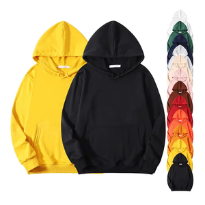 Sweat-shirt à capuche streetwear de haute qualité en coton, coupe oversize, pull personnalisable, grandes tailles pour hommes - Product Image 6