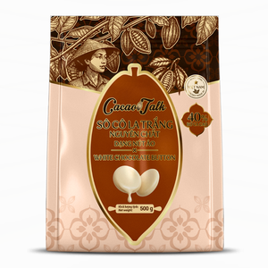 Chocolate Blanco Puro Profesional 40% Cacao en Tabletas de 1KG para Galletas, Postres, Repostería Comercial y Fabricación de Alimentos - Product Image 1