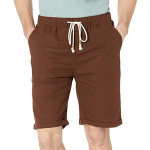 Shorts d'été décontractés modernes pour hommes, taille élastique, coupe décontractée, style de vie décontracté, shorts à taille élastique pour hommes - Product Image 4