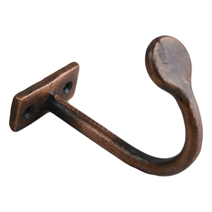 Decor Copper Antique Single Number <b>Wall</b> <b>Hook</b> High Quality Painted <b>Wall</b> <b>Hook</b> for Home Decoration Design Iron Metal - Product Image 1