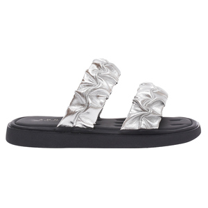 Sandalias Plateadas Ann'S Comfort Slide, Sandalias Acolchadas de 2 cm, Resistentes al Agua, Pantuflas Casuales, Zapatos de Verano para Exteriores - Product Image 2