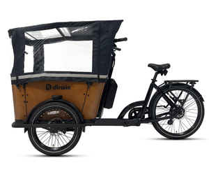 Nouveau modèle 2026 : Vélo cargo électrique 2 places avec moteur 500W, capteur de couple, une autonomie étendue de 72 km et un éclairage ultra-lumineux - Product Image 3