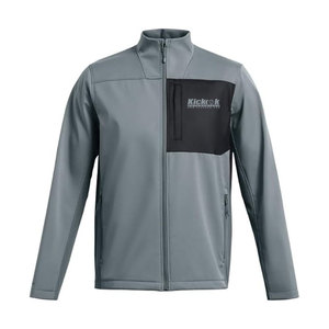 Stylish Men <b>Thin</b> Windbreaker <b>Jacket</b> Stand Collar Front Logo <b>Waterproof</b> Fabric for Casual Wear Travel Daily Activities Winter - Product Image 1